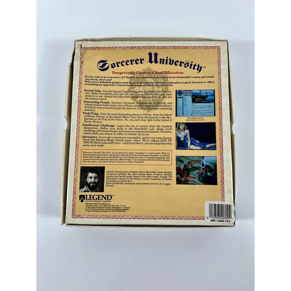 Spellcasting 101 Sorcerers Get All The Girls PC Game Big Box 5.25